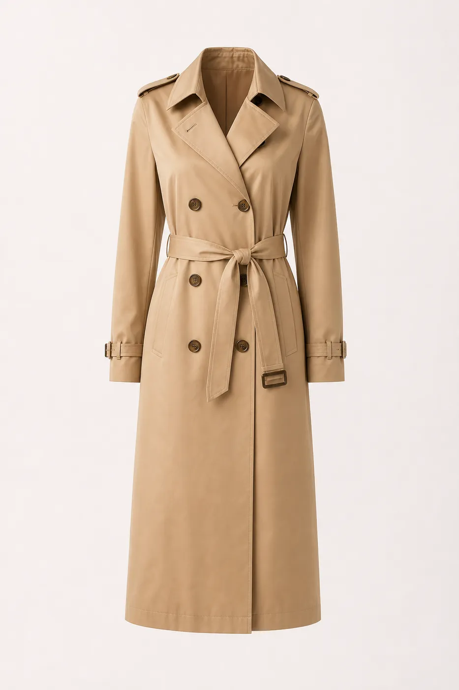 Coated Cotton Trench